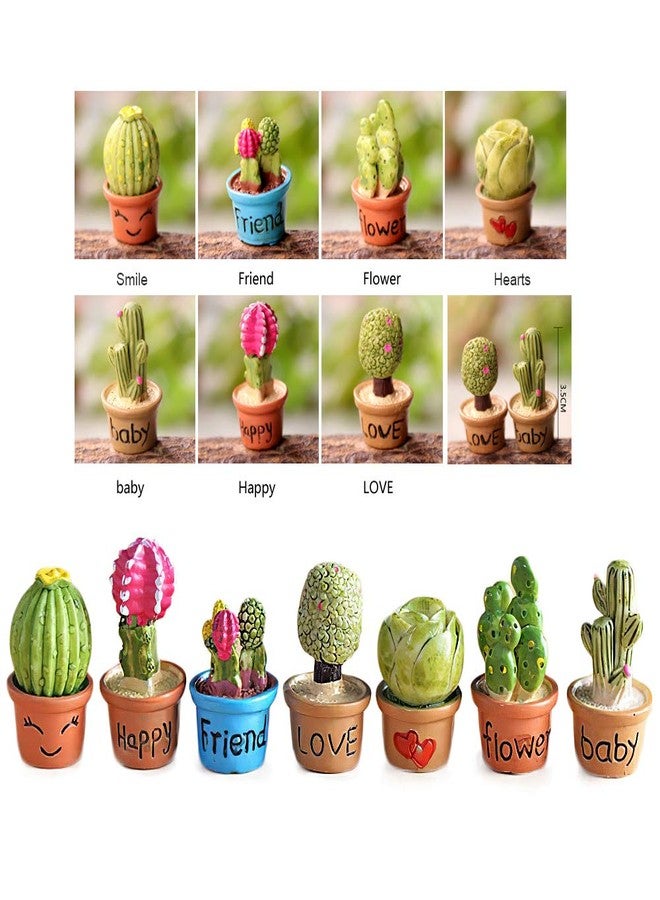 Lynkaye Dollhouse Decoration Plant Pots Miniature Green Potted Bonsai Models Decor,1:12 Miniature Plant - Image 1